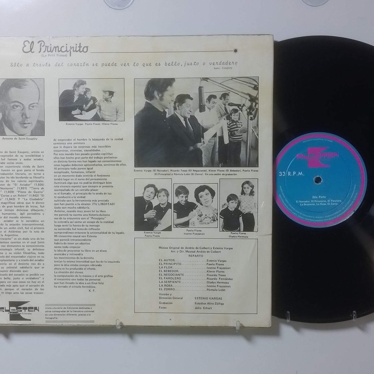 lp El Principito ivonne frayssinet ricardo tosso made peru 1986 teatro