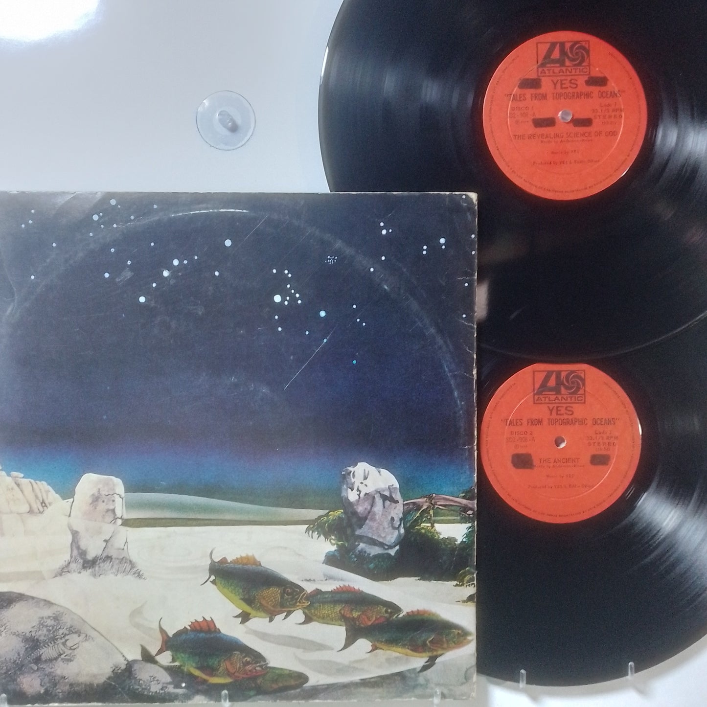 x2 lp Yes Tales From Topographic Oceans made chile 1976 gatefold rock