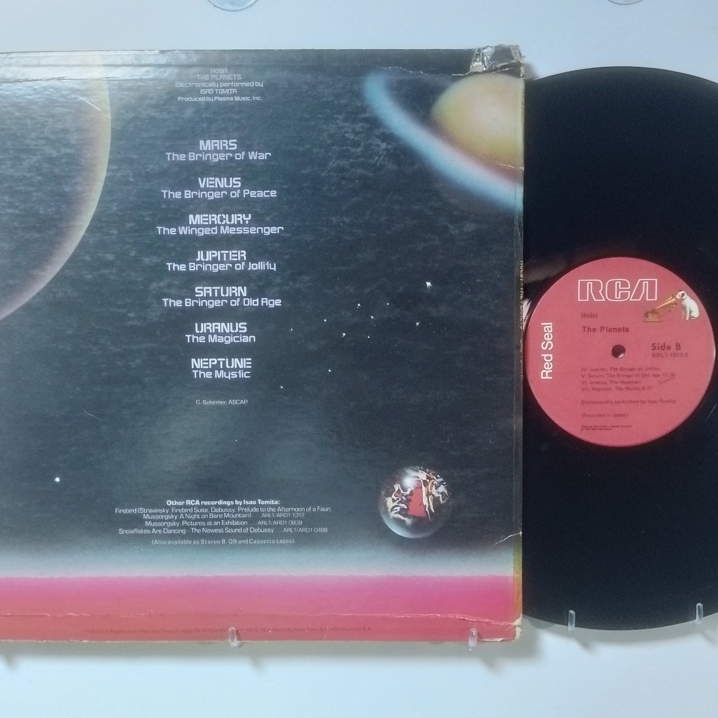 lp Tomita The Planets made usa 1976 Electronic