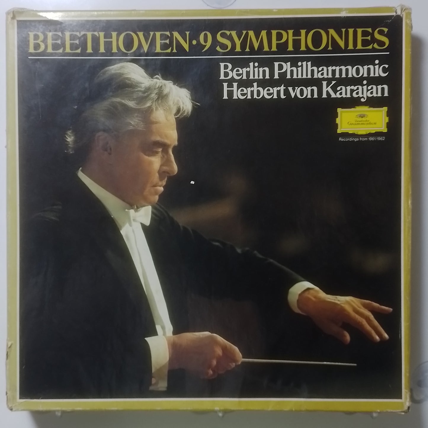 x8 lp Beethoven 9 Symphonies Herbert von Karajan Berlin Philharmonic Orchestra made alemania 1980 clasico