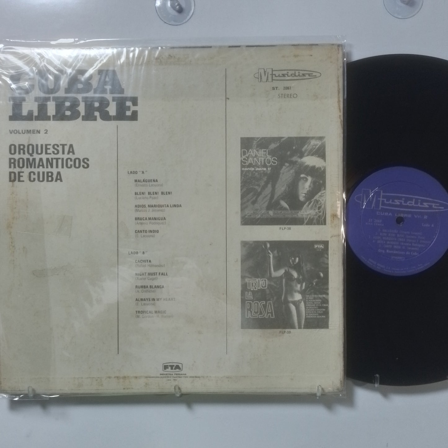 lp orquesta romanticos de cuba cuba libre vol 2 made peru 1970 latin guaracha