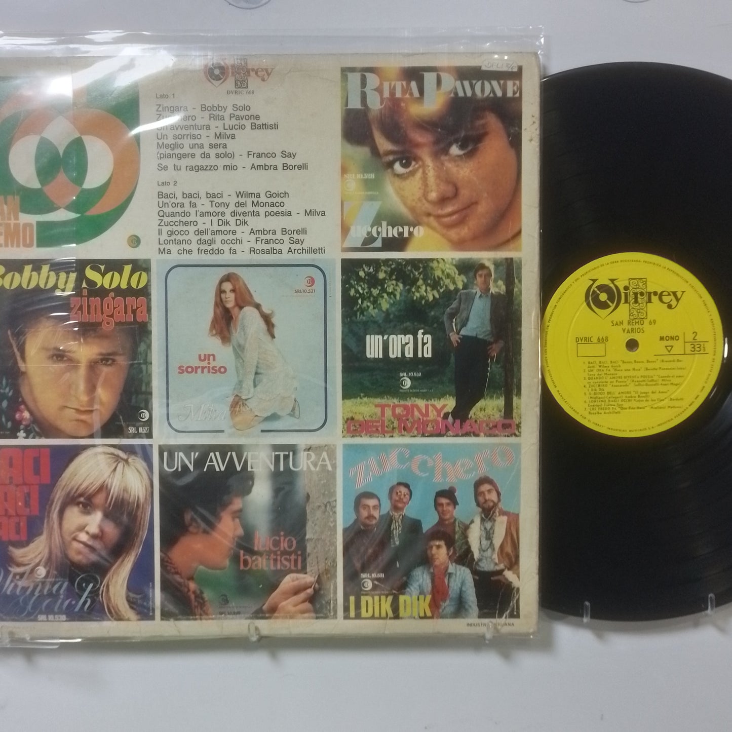 lp San Remo 69 Bobby Solo Rita Pavone Wilma Goich varios made peru 1969 balada