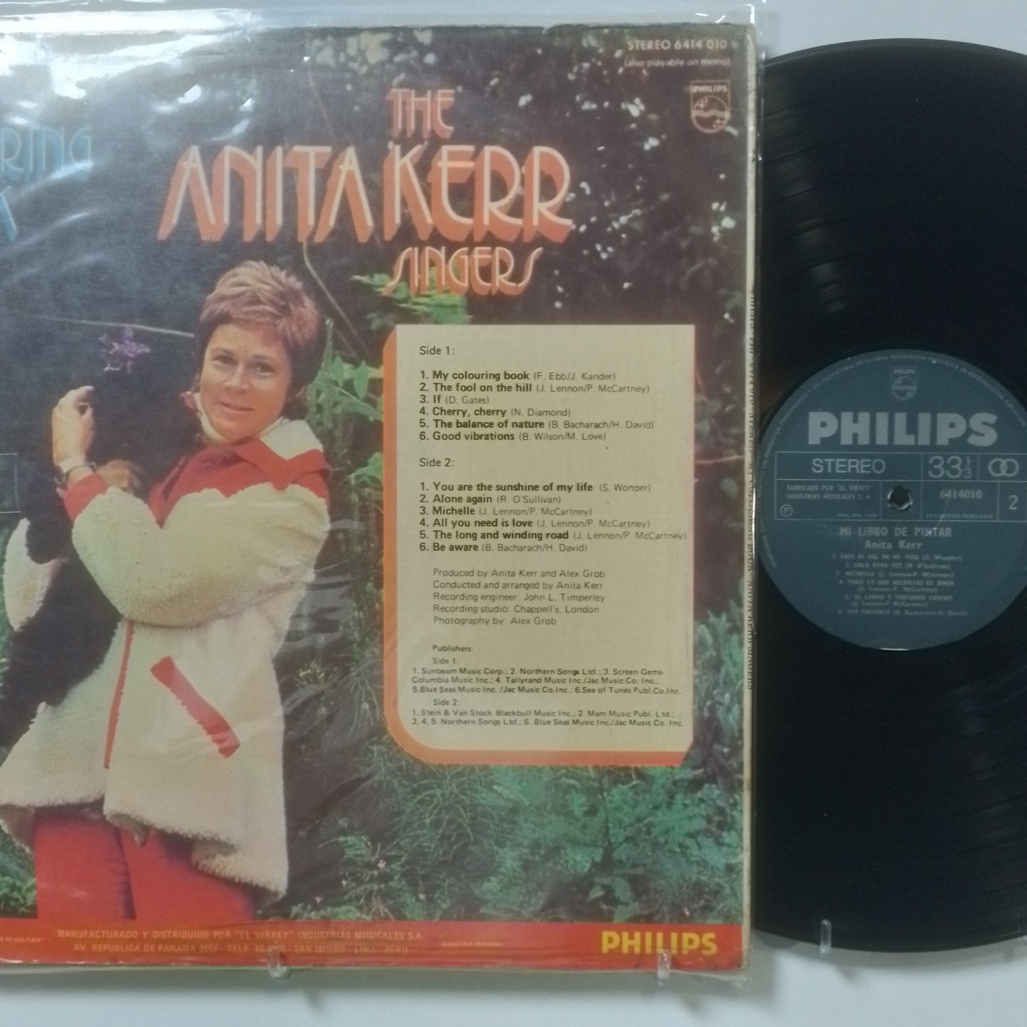 lp The Anita Kerr Singers My Colouring Book made usa 1973 jazz