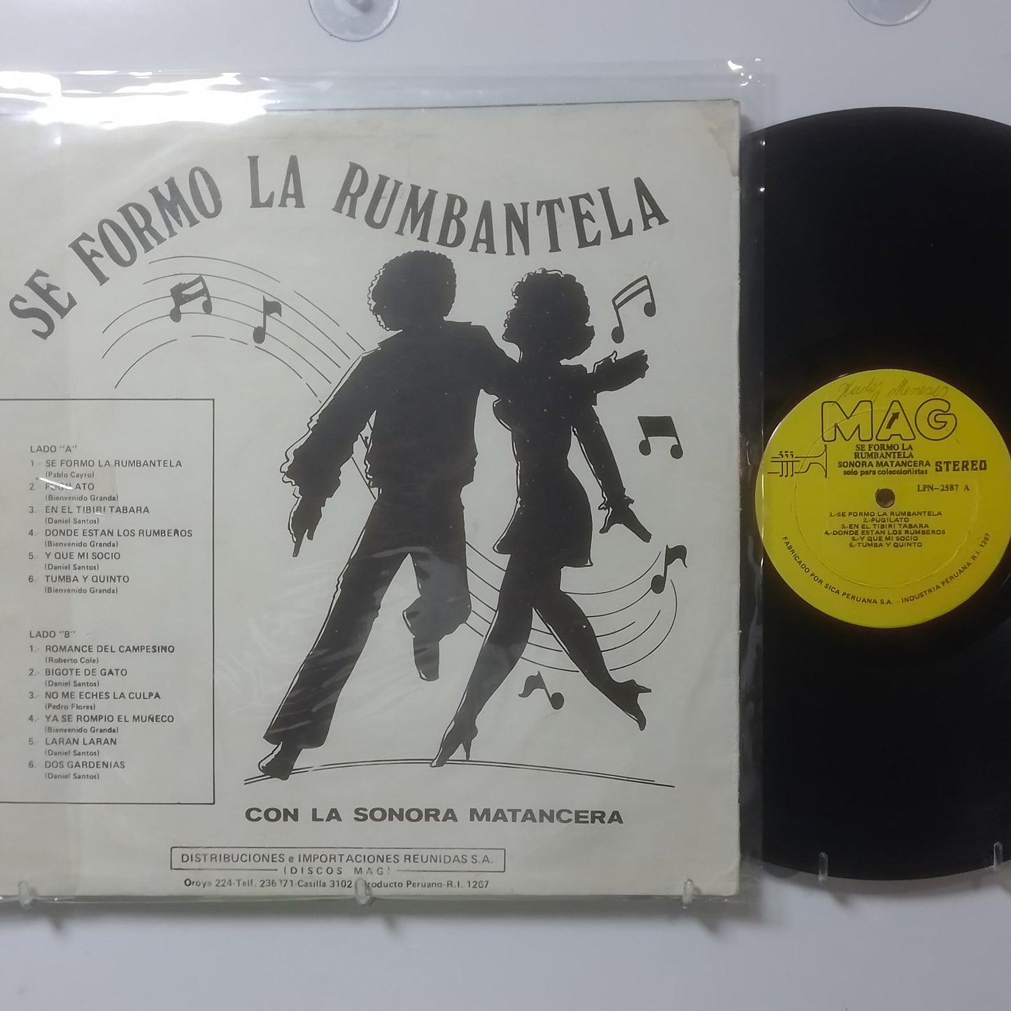 lp sonora matancera canta bienvenido granda se formo la rumbantela made peru 1970 latin guaracha