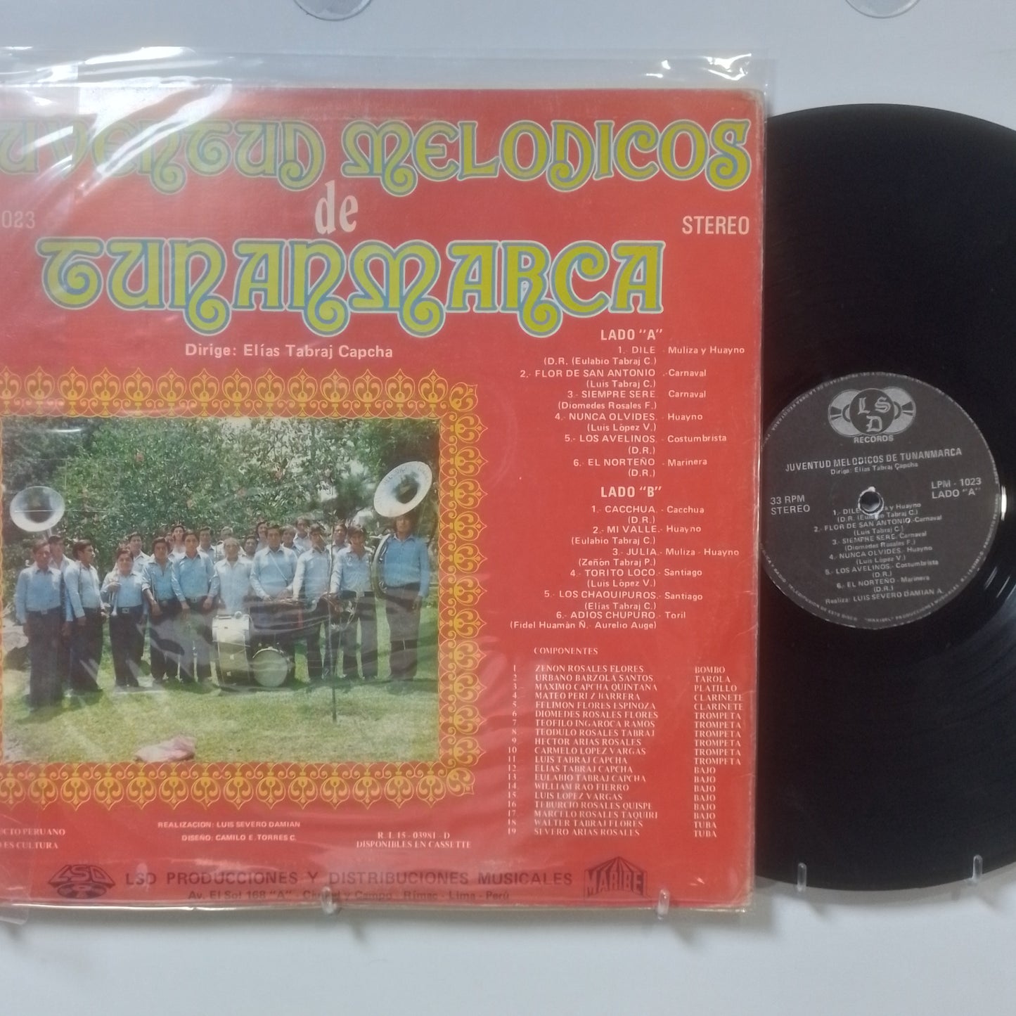 lp juventud melodicos de tunanmarca juventud melodicos de tunanmarca made peru 1975 huayno folk