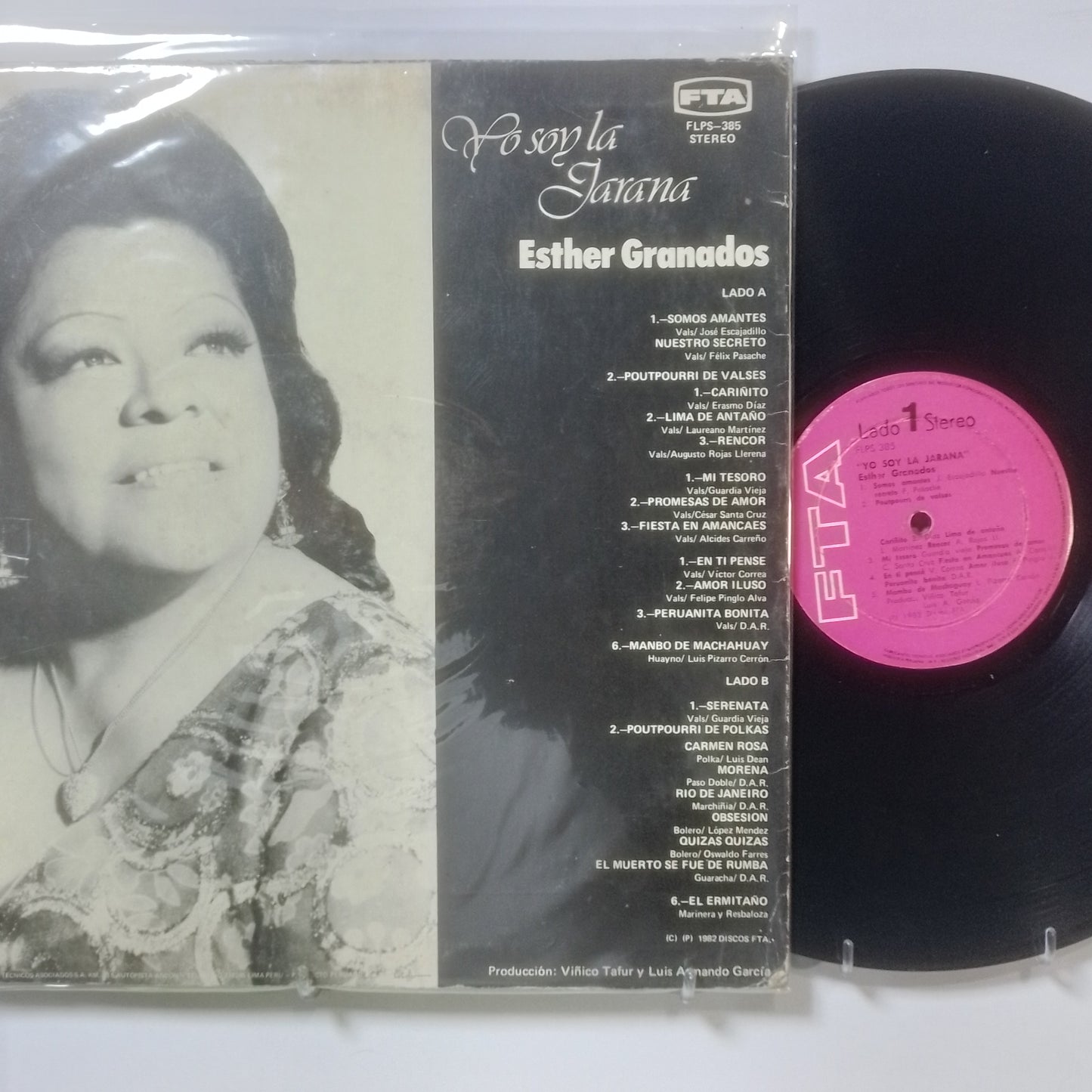 lp Esther Granados Yo Soy La Jarana made peru 1982 criollo folk