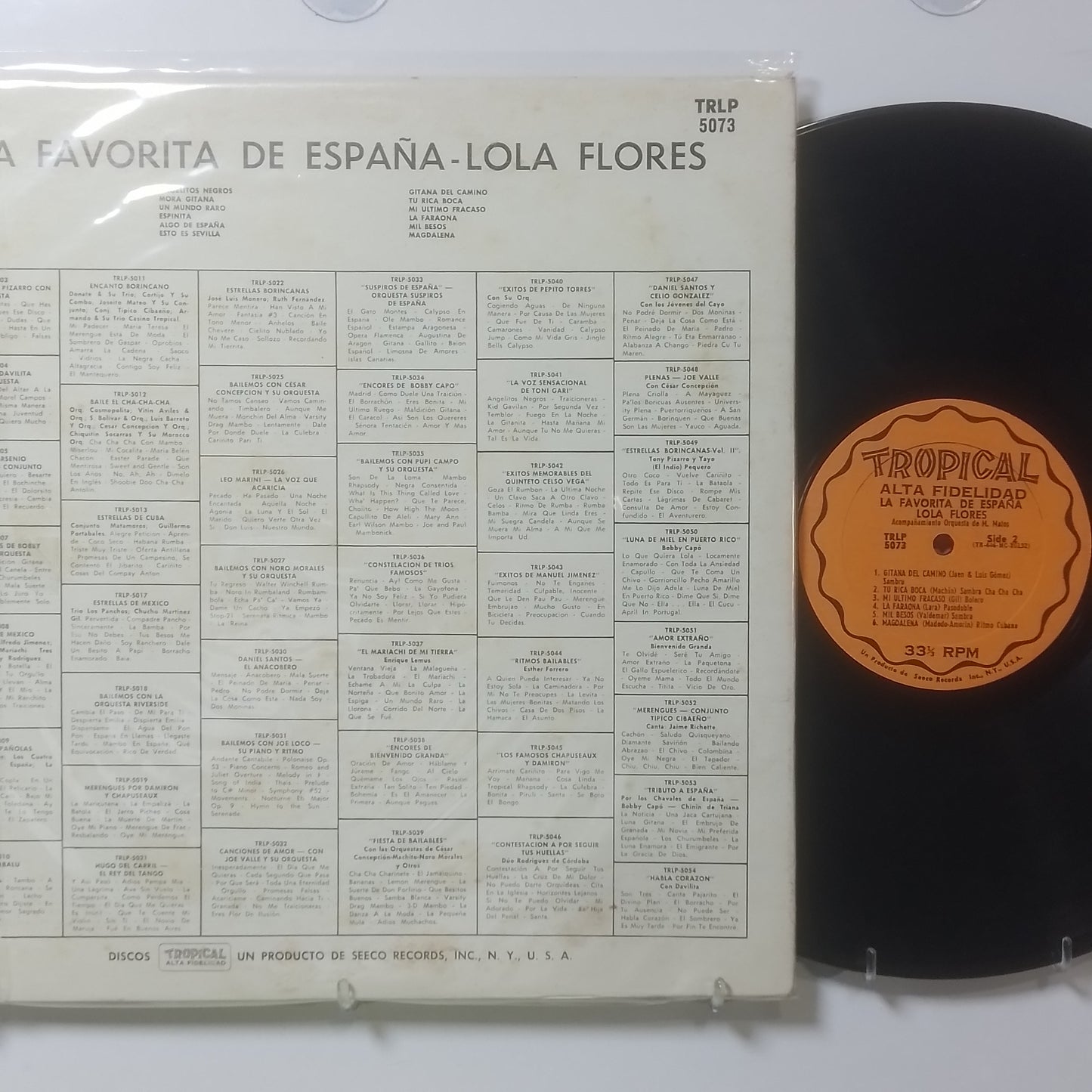 lp Lola Flores La Favorita De España made usa 1960 flamenco folk