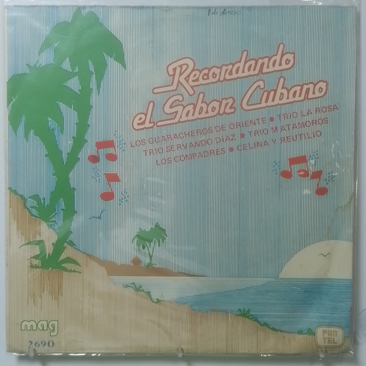 lp Recordando El Sabor Cubano los compadres trio la rosa trio matamoros varios made peru 1970 latin