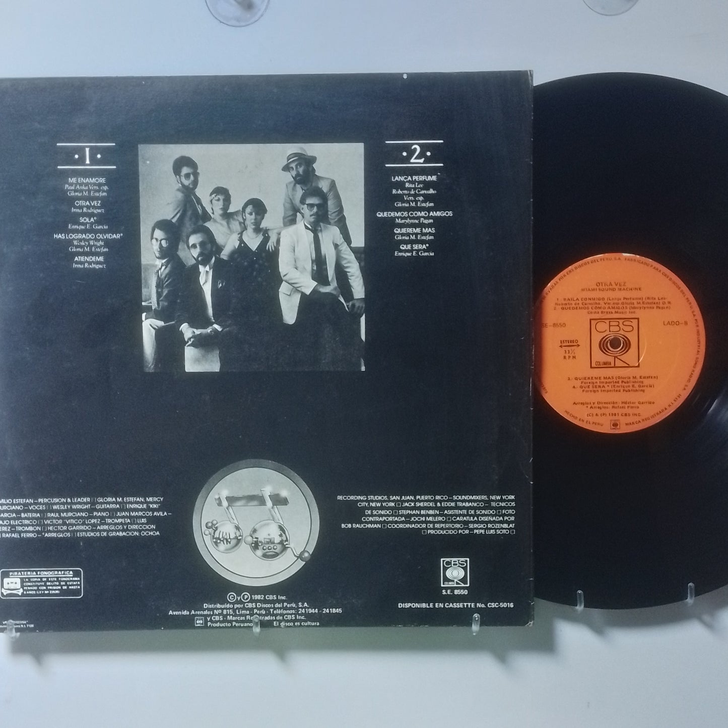 lp Miami Sound Machine Otra Vez made peru 1981 Electronic Latin Pop