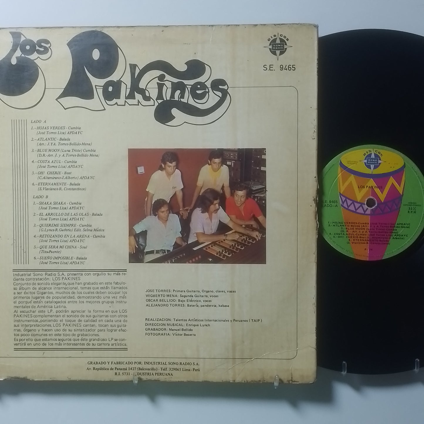 lp Los Pakines Los Pakines made peru 1974 latin cumbia