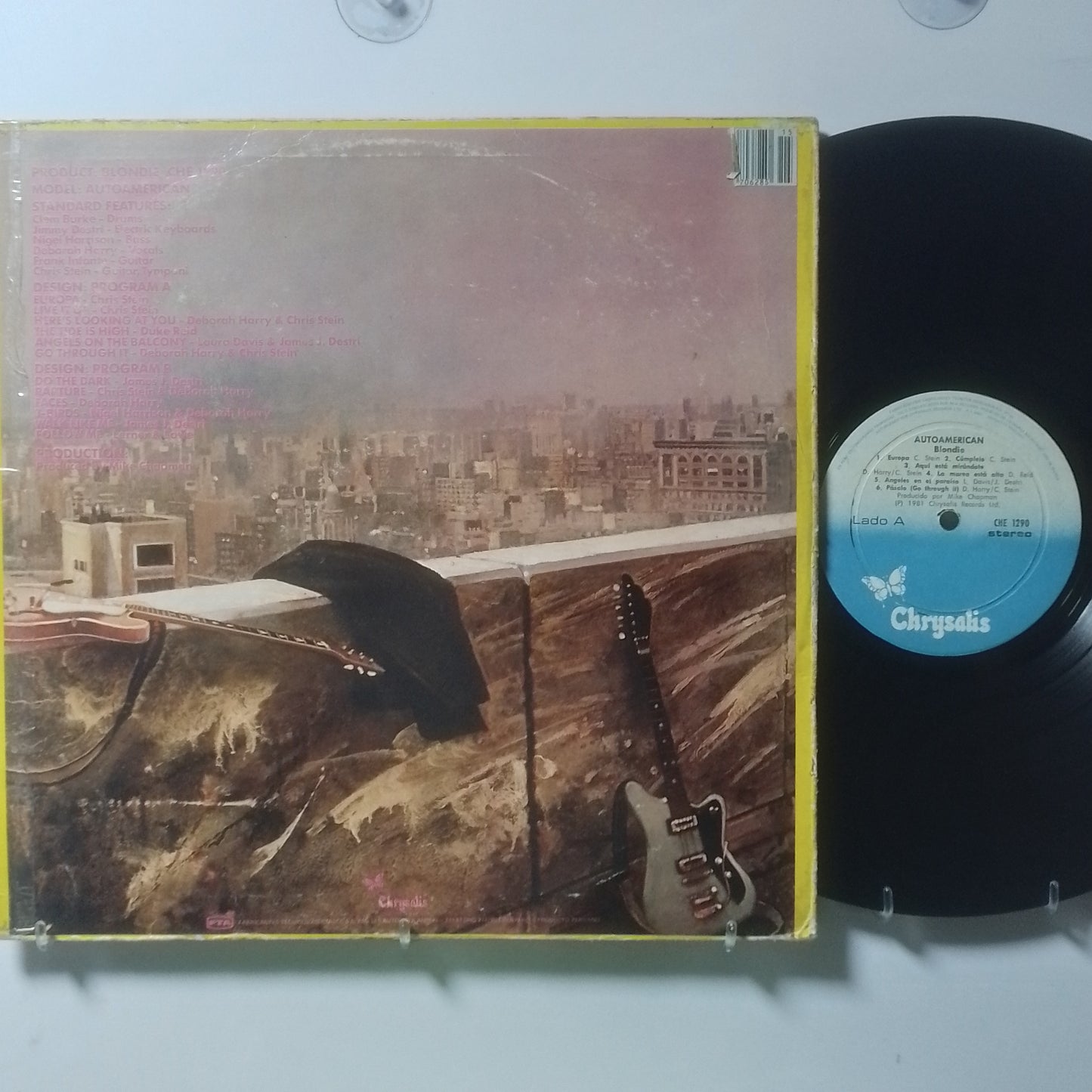 lp Blondie AutoAmerican made peru 1980 New Wave Synth pop