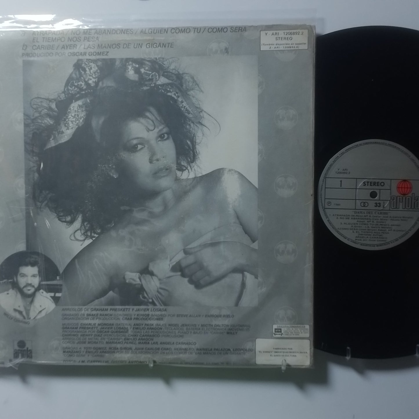 lp Angela Carrasco Dama Del Caribe made peru 1985 balada latin