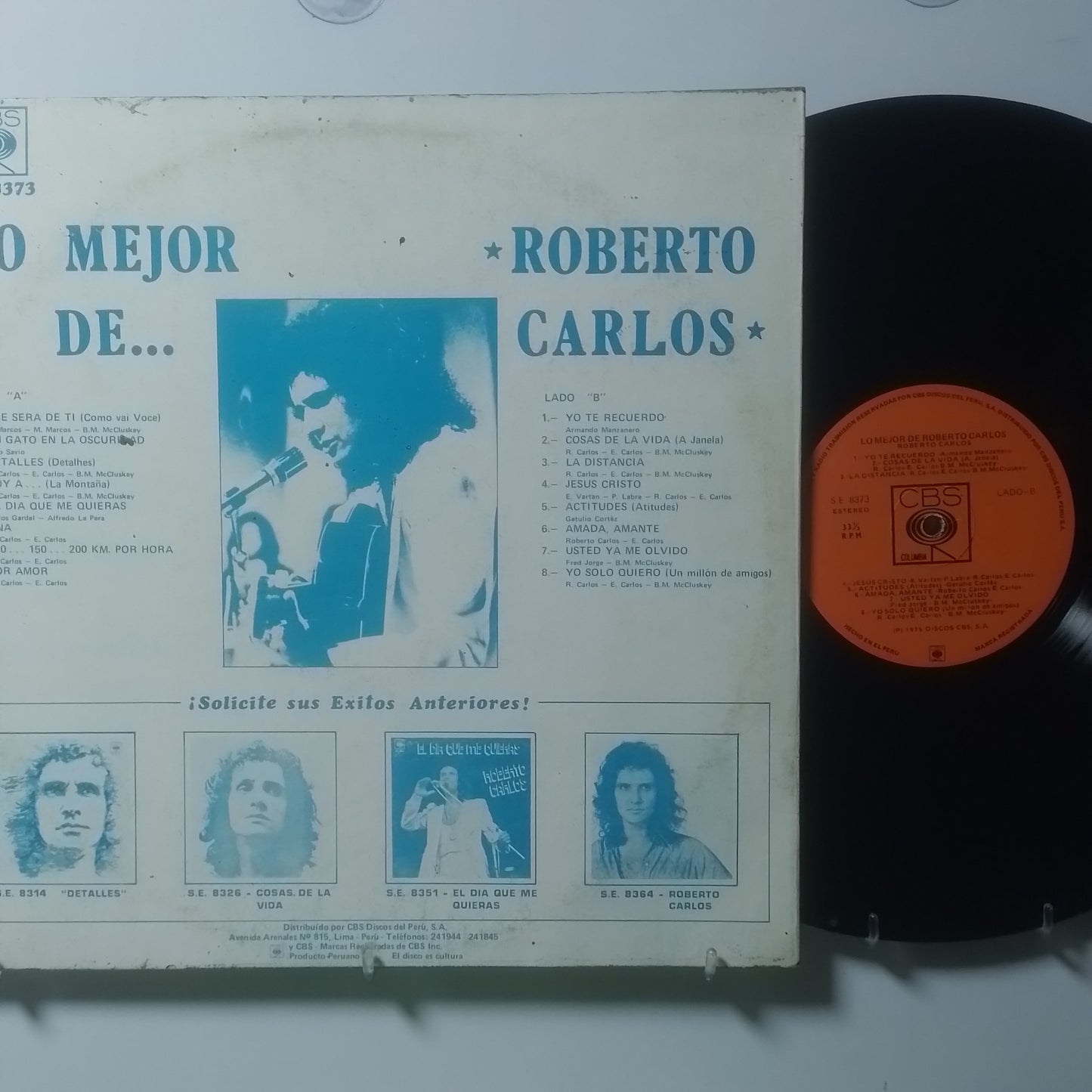 lp roberto carlos lo mejor de roberto carlos made peru 1975 balada latin