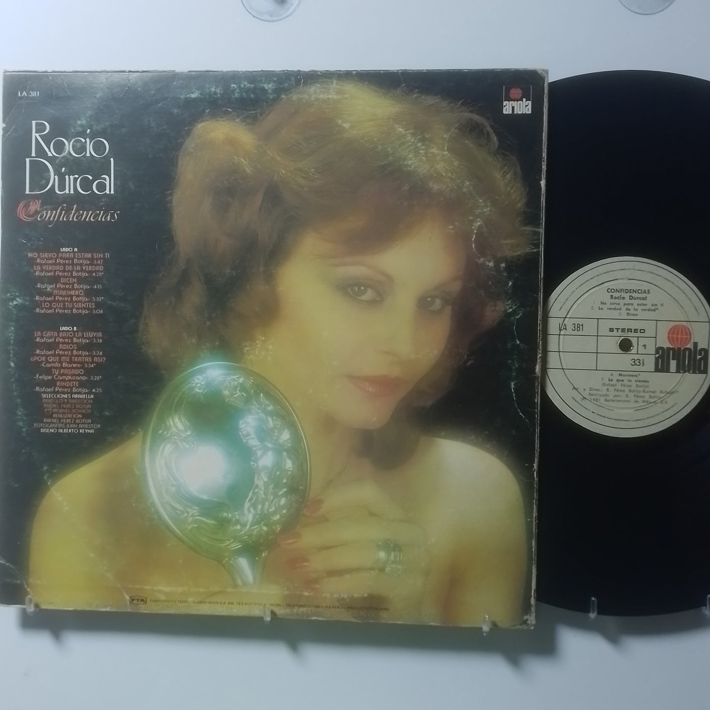 lp Rocio Durcal Confidencias La Gata made peru 1981 latin balada