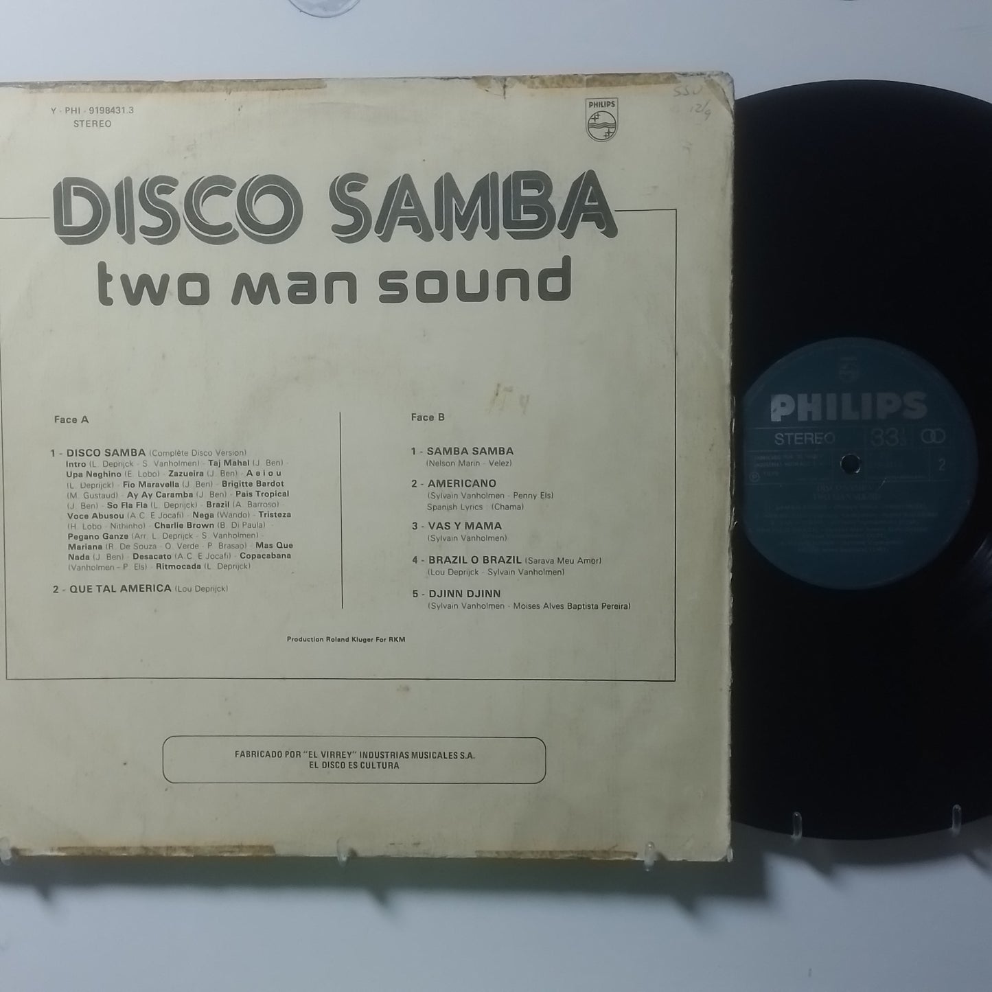 lp two man sound disco samba made peru 1977 pop samba disco