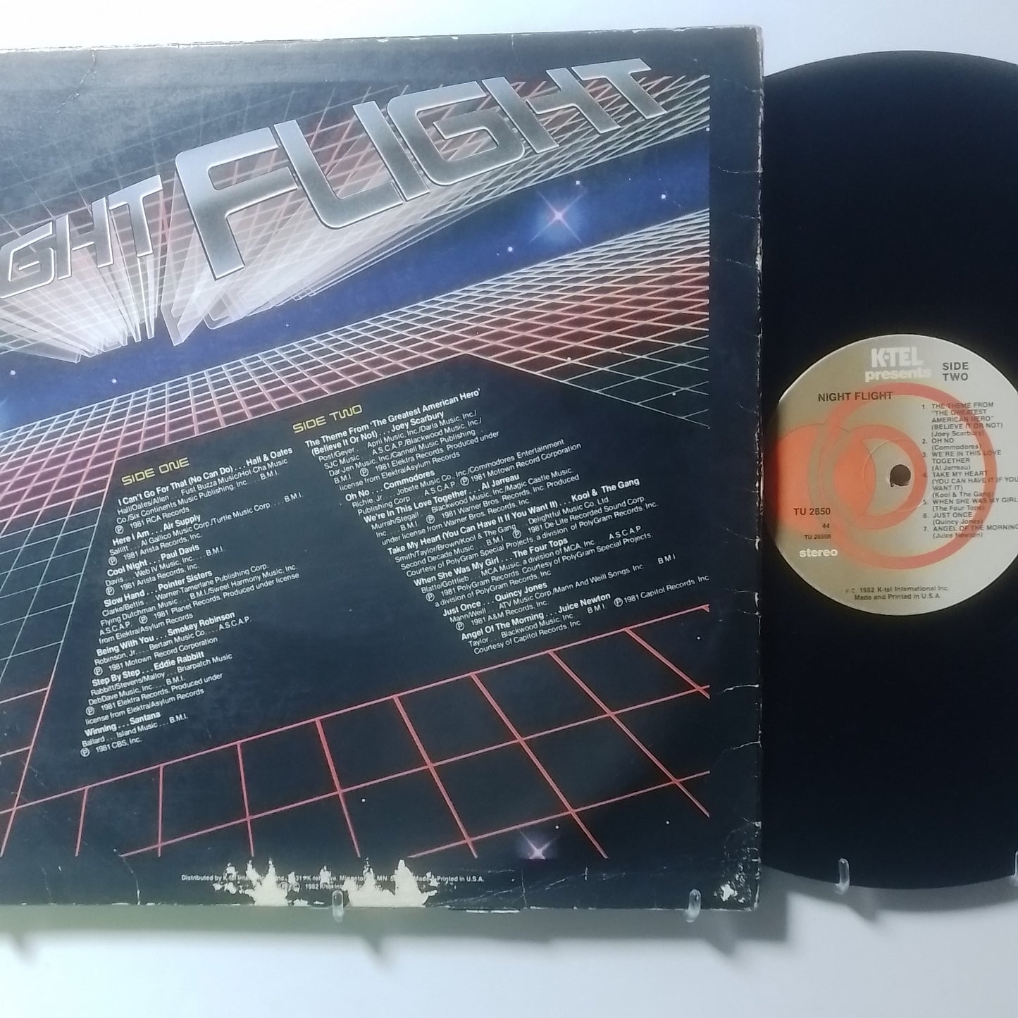 lp Night Flight Daryl Hall And John Oates Air Supply Kool & The Gang varios made usa 1982 rock