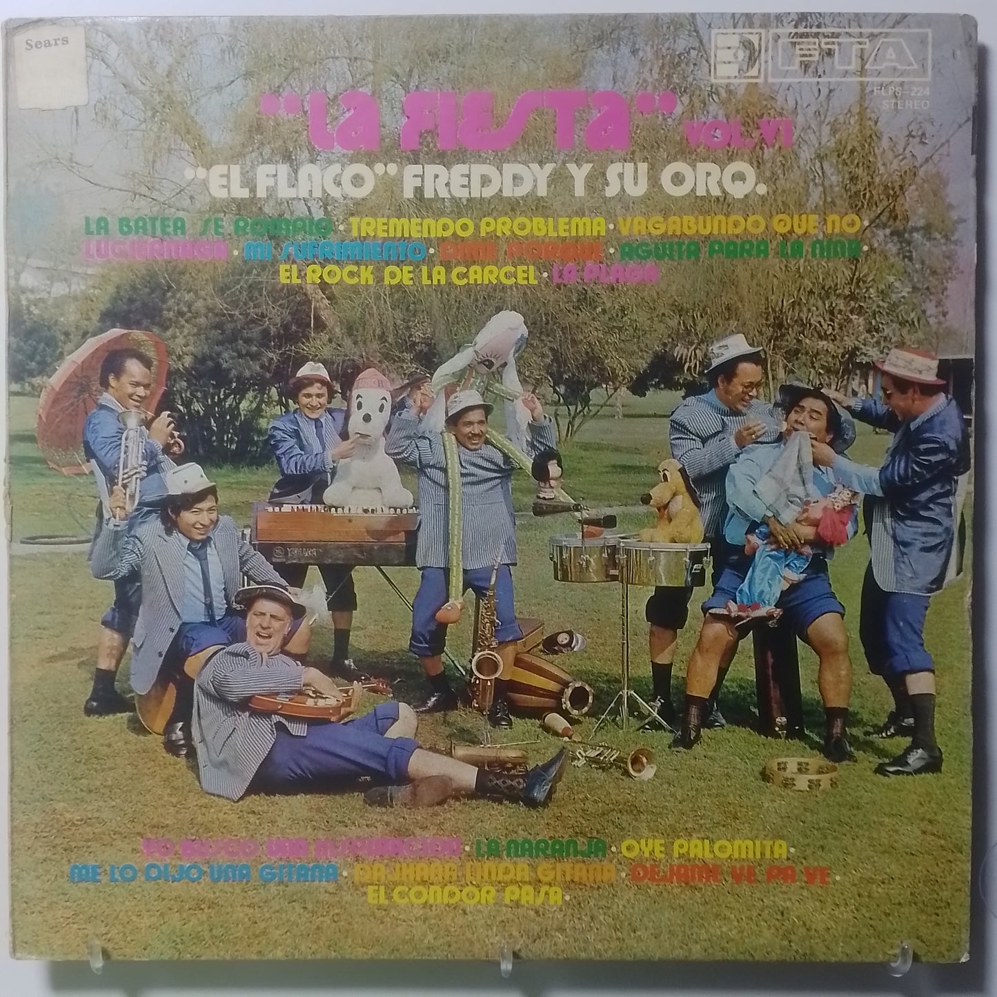 lp Freddy Roland Y Su Orquesta La Fiesta Vol VI made peru 1975 latin