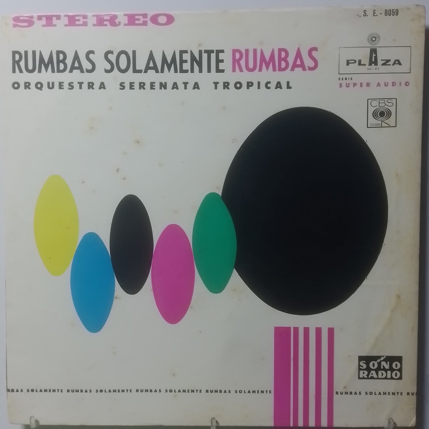 lp Orquestra Serenata Tropical Rumbas Solamente Rumbas made peru 1963 latin jazz