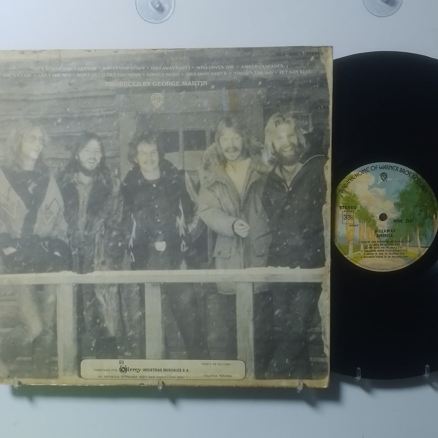 lp America Hideaway made peru 1976 pop rock