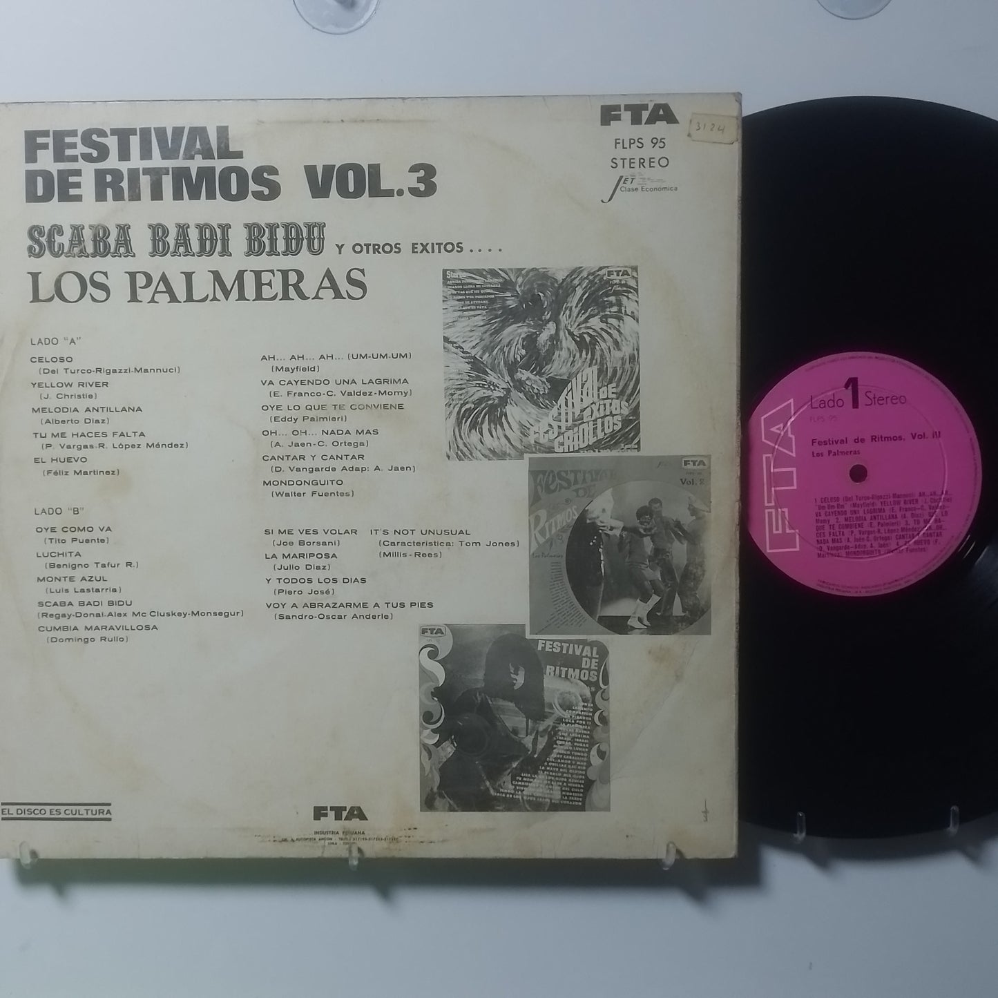 lp Los Palmeras Festival De Ritmos Vol 3 made peru 1976 latin cumbia