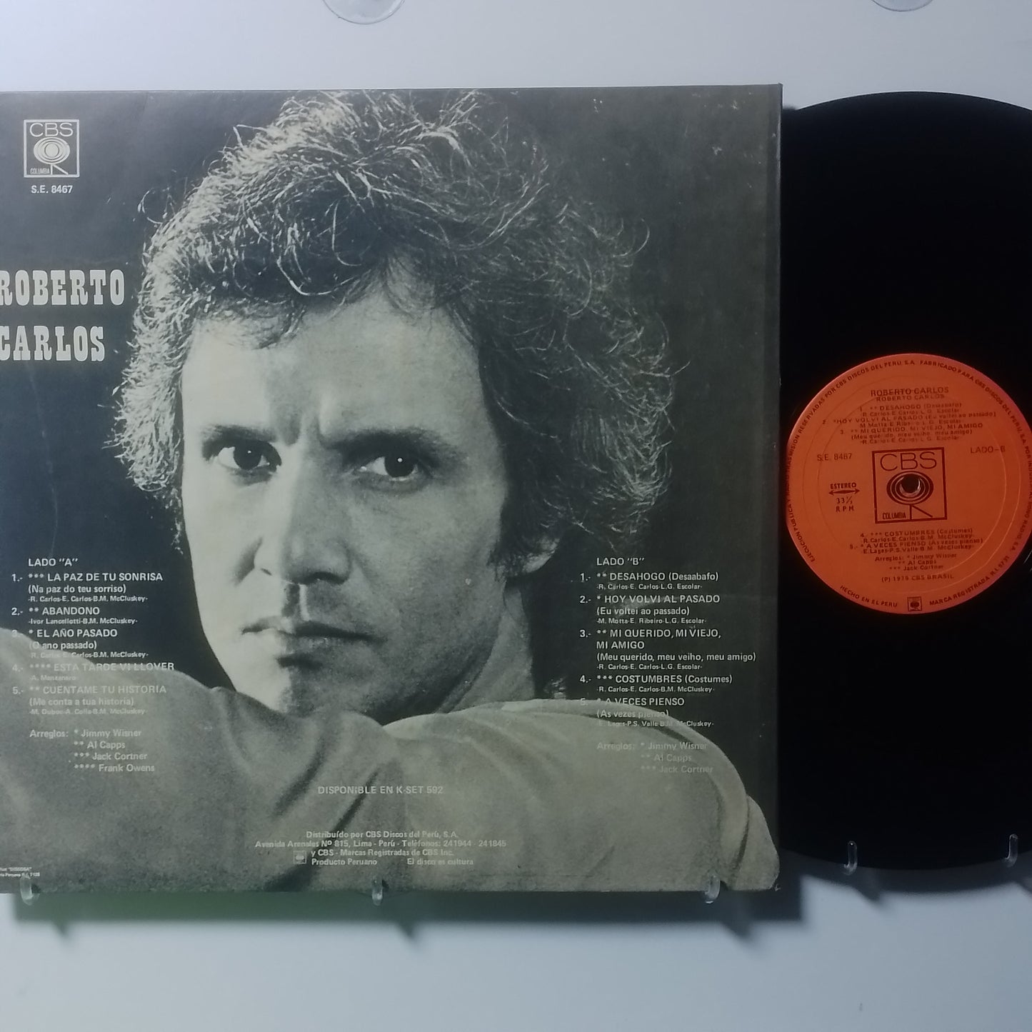 lp Roberto Carlos Roberto Carlos made peru 1979 latin pop