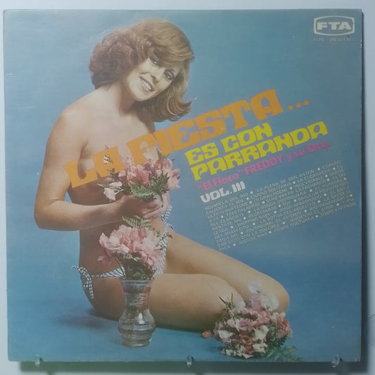 lp Freddy Roland Y Su Orquesta La Fiesta Es Con Parranda Vol 3 made peru 1978 salsa cumbia