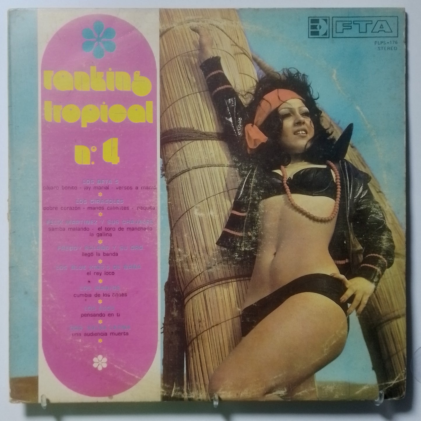 lp Ranking Tropical No 4 Los Girasoles Los Beta 5 Los Blue King's De Ñaña varios made peru 1974 latin cumbia