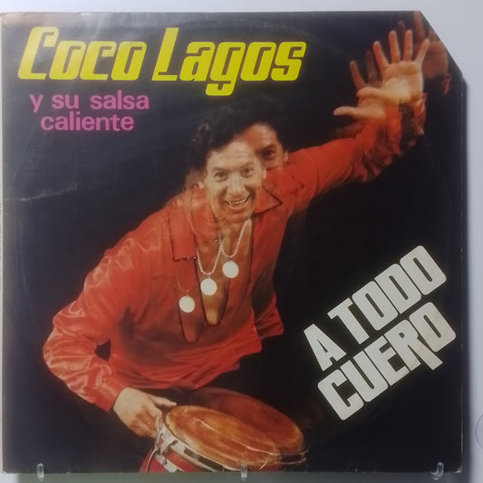 lp Coco Lagos Y Su Salsa Caliente A Todo Cuero made peru 1983 latin salsa