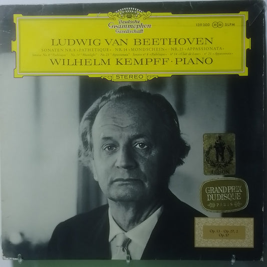 lp ludwing van beethoven wilhelm kempff piano made alemania 1975 clasico