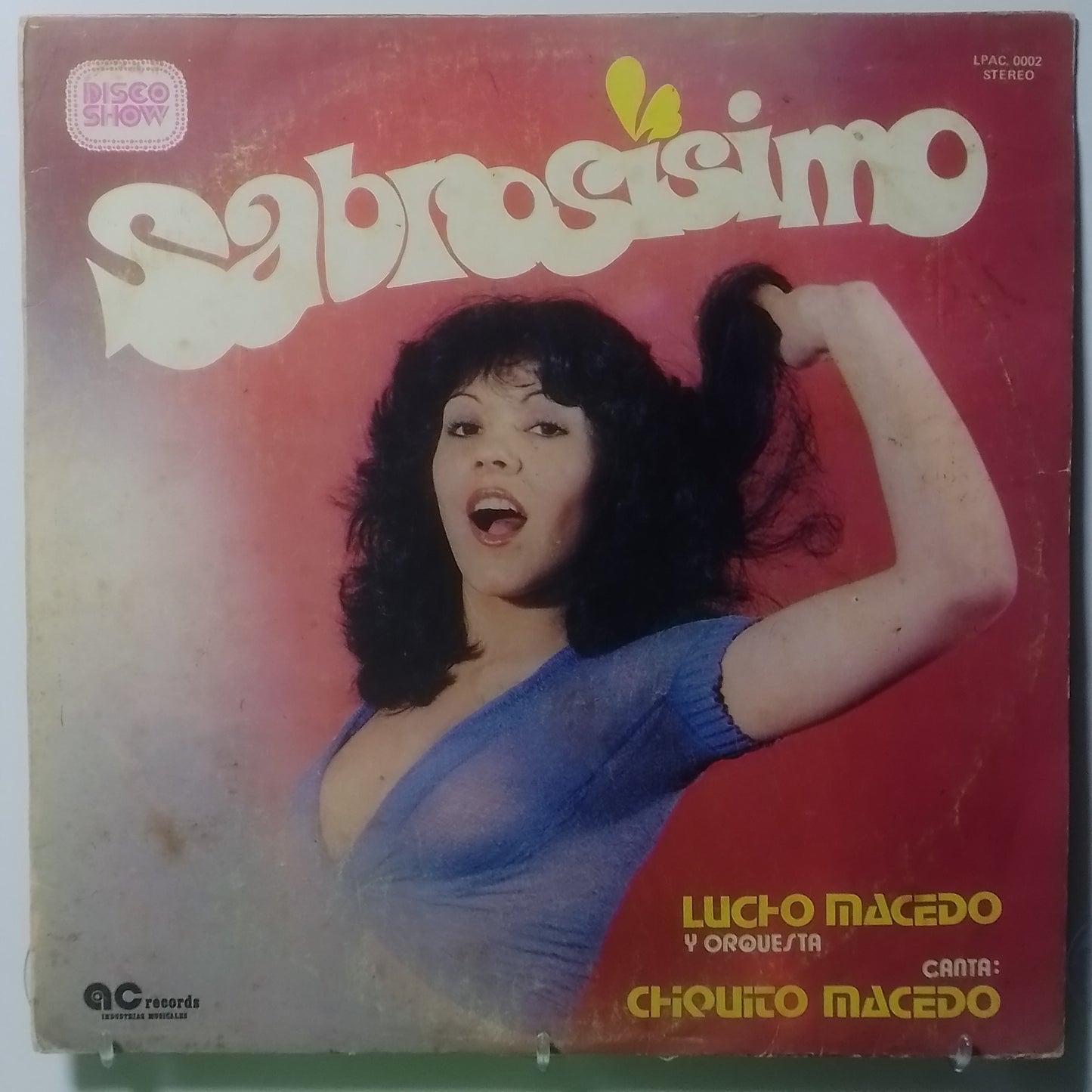 lp Lucho Macedo Y Su Orquesta Sabrosisimo made peru 1982 latin cumbia