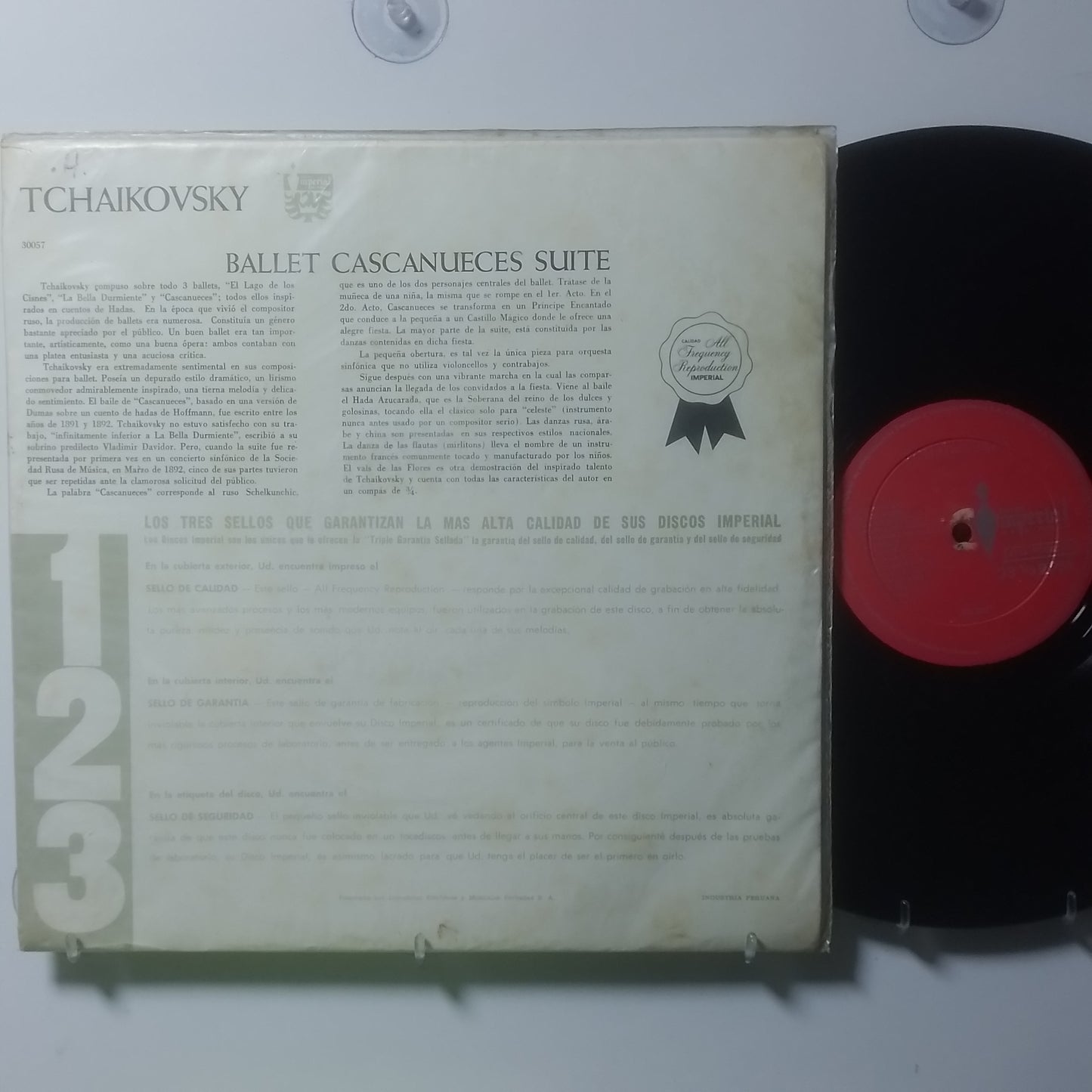 lp Tchaikovsky La Suite Cascanueces Sinfonia De Londres John Hollingsworth made peru 1970 clasico