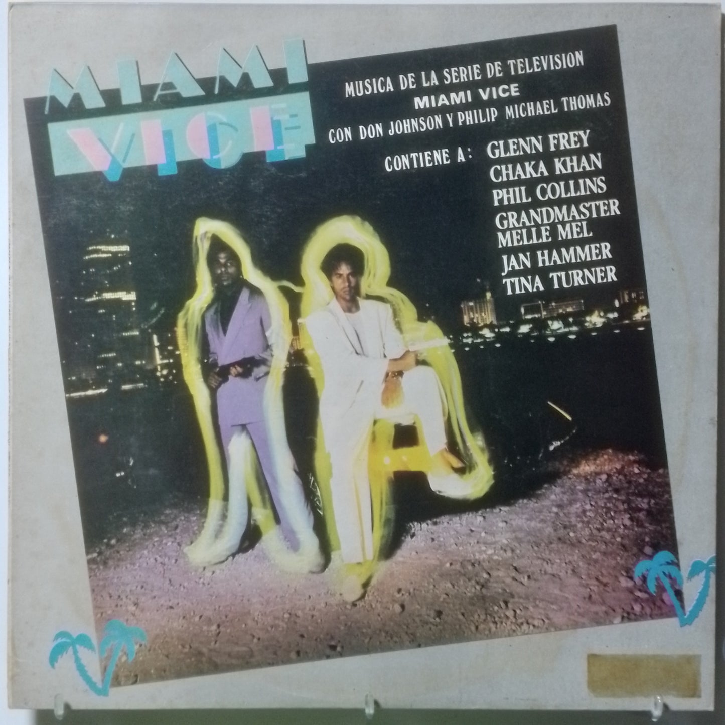 lp Miami Vice Phil Collins Chaka Khan Jan Hammer varios made peru 1986 soundtrack