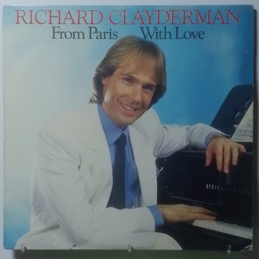 lp Richard Clayderman From Paris With Love made usa 1985 pop instrumental