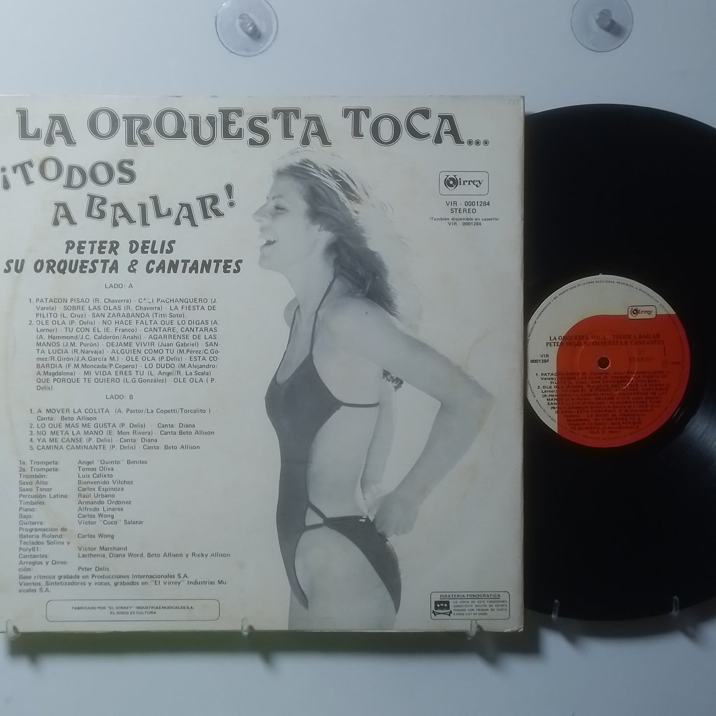 lp Peter Delis Y Su Orquesta la orquesta toca Todos a bailar made peru 1986 tropical latin