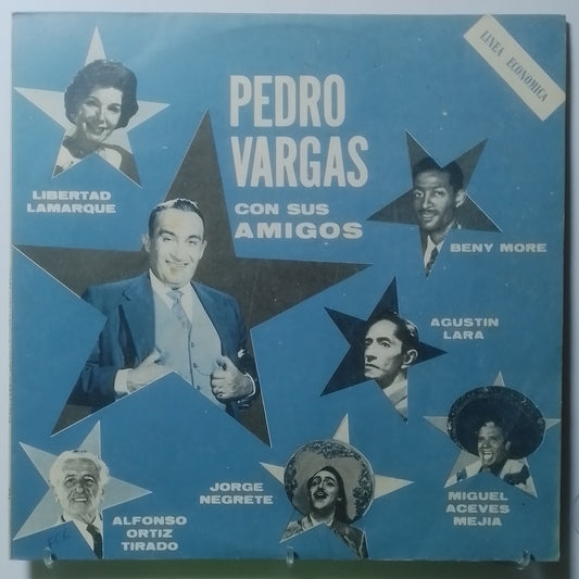 lp Pedro Vargas Pedro Vargas Con Sus Amigos made peru 1985 ranchera folk