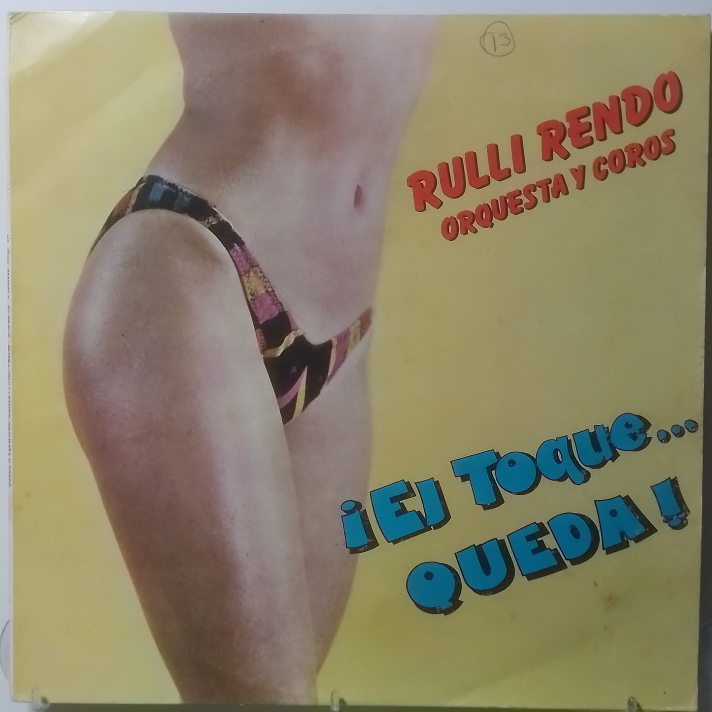 lp Rulli Rendo Orquesta y Coros El Toque Queda made peru 1986 latin cumbia
