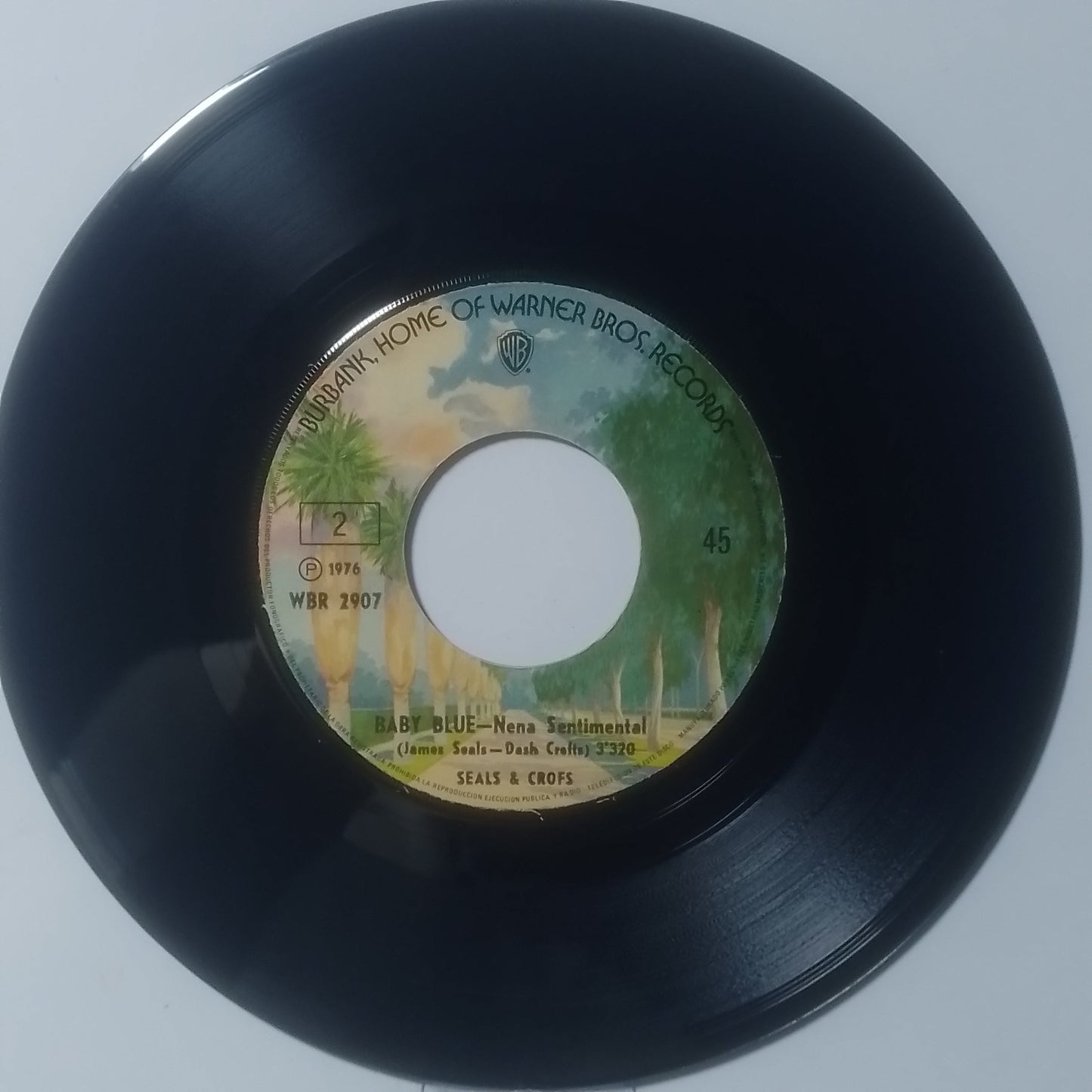 Single 7" Seals & Crofts Get Closer / Baby Blue made Peru 1976 rock