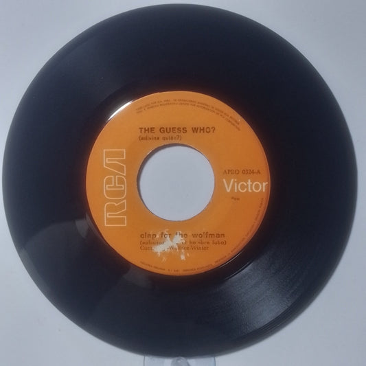 Single 7" The Guess Who Clap For The Wolfman / Road Food made Peru 1974 rock