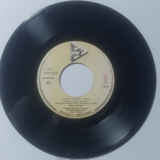 single 7" Orleans Love Takes Time / Isn't It Easy made peru 1979 pop rock