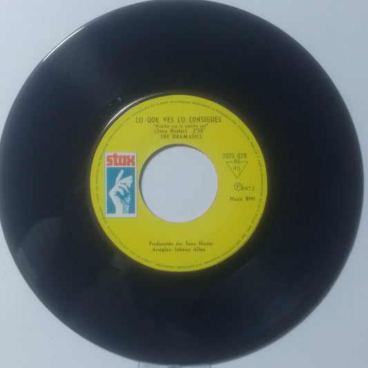 single 7" The Dramatics Watcha See Is Whatcha Get / Get Up And Get Down made peru 1972 funk soul