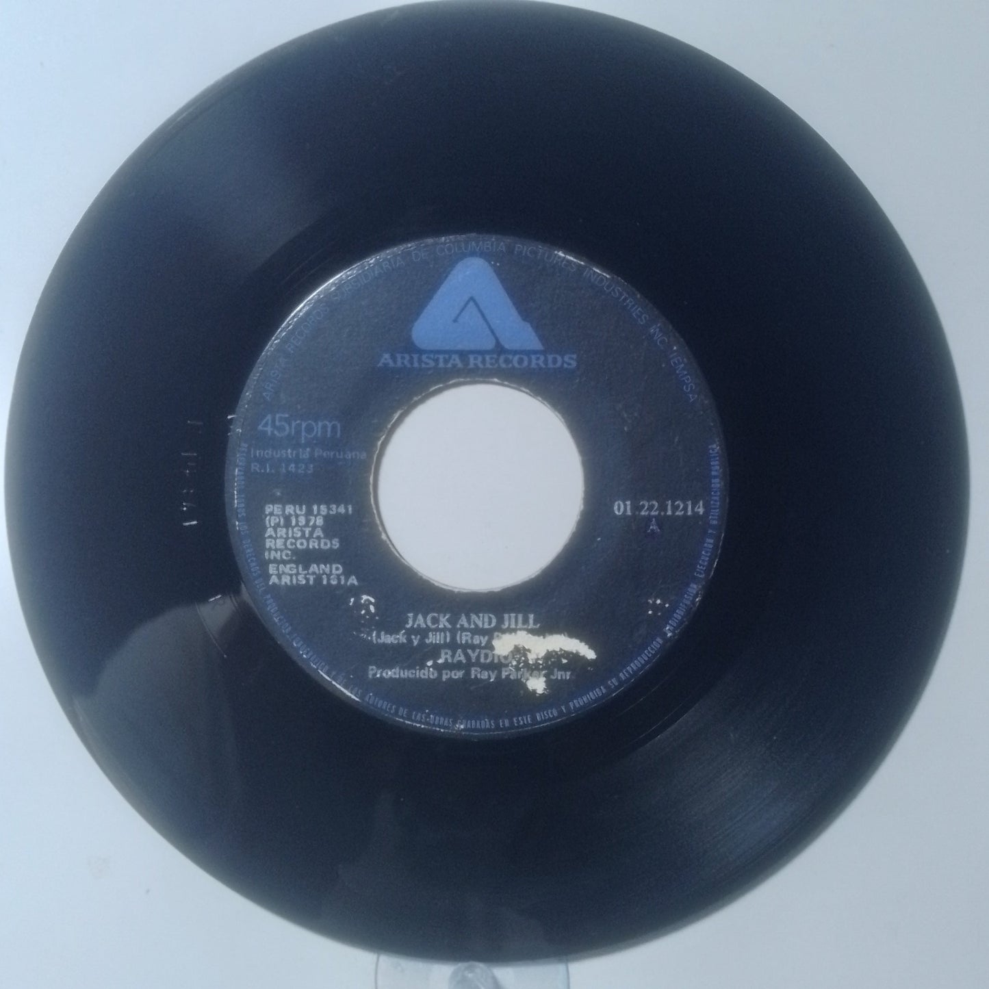 single 7" Raydio Jack And Jill / Get Down made peru 1978 funk soul