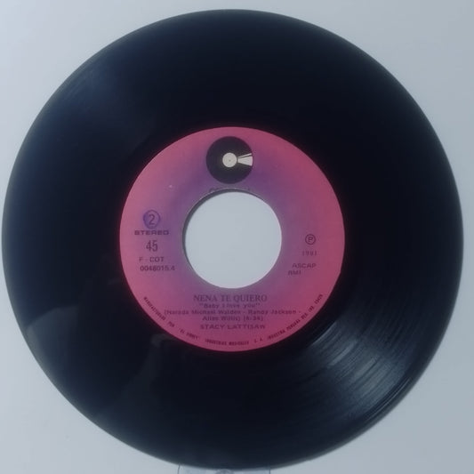 single 7" Stacy Lattisaw Love On A Two Way Street / Baby I Love You made peru 1981 funk soul