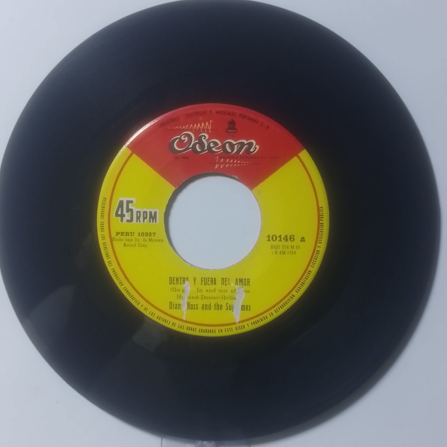 single 7" Diana Ross & The Supremes In And Out Of Love / I Guess I'll Always Love You made peru 1967 funk soul