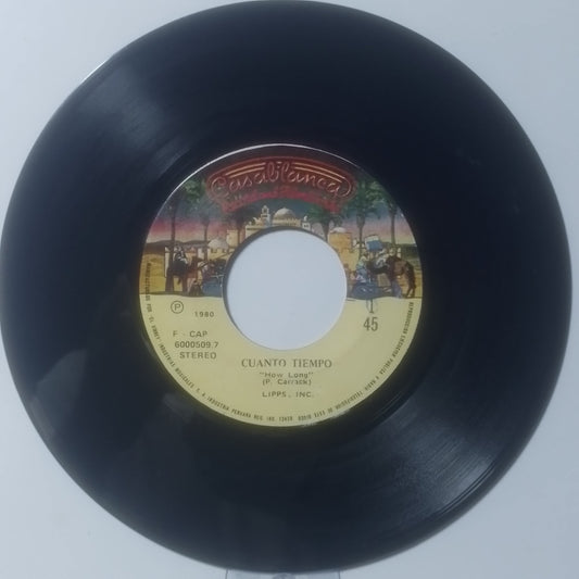 single 7" Lipps Inc How Long / There They Are made peru 1980 electronic
