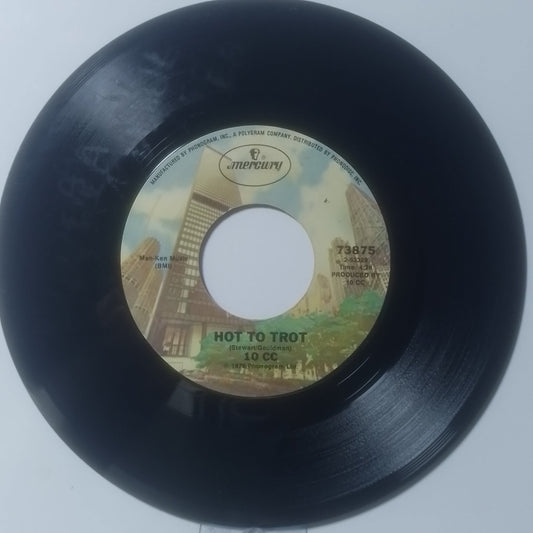 single 7" 10 CC The Things We Do For Love / Hot To Trot made usa 1976 rock