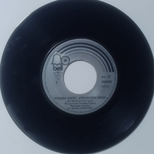 single 7" The 5th Dimension Living Together Growing Together / What Do I Need To Be Me made peru 1972 pop rock