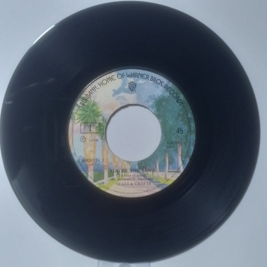 single 7" Seals & Crofts You're The Love / Midnight Blue made peru 1978 rock