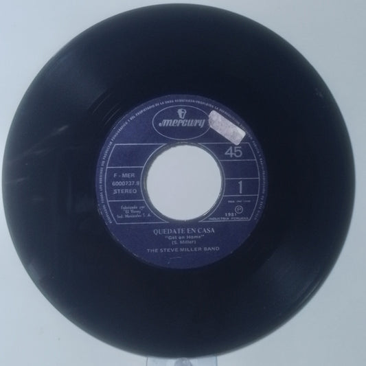 single 7" The Steve Miller Band Get On Home / Threshold Jet Airliner made peru 1981 rock