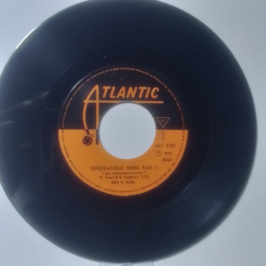 single 7" Ben E King Supernatural Thing / Supernatural Thing Part 2 made peru 1975 disco