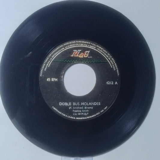 single 7" Frankie Smith Double Dutch Bus / Double Dutch made peru 1980 disco